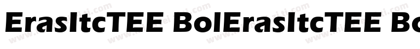 ErasItcTEE BolErasItcTEE Boldd字体转换